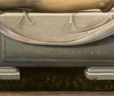 Lamentação, detalhe, c.1490-1510 de Johannes (fl.16th century) Hispanus