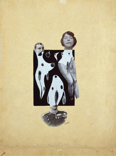 Vénus no Jogo dos Reis - Johannes Theodor Baargeld (Zentrodada) (1892-1927). Colagem de Johannes Baargeld
