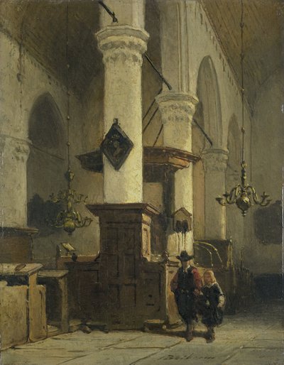 Interior da igreja de Johannes Bosboom