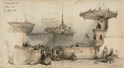 Interior de uma igreja de Johannes Bosboom