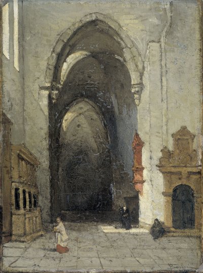 Interior do Dom em Trier de Johannes Bosboom
