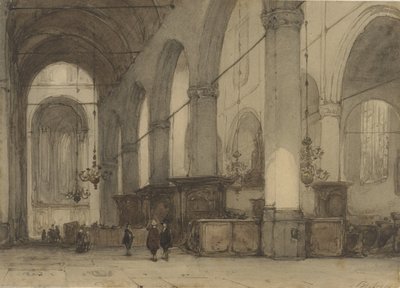 Kerkinterieur de Johannes Bosboom