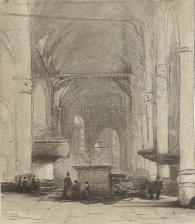 Kerkinterieur de Johannes Bosboom