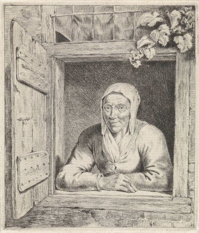 Mulher na janela de Johannes Christiaan Janson