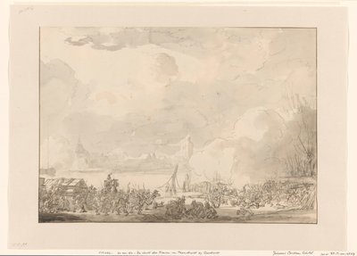 Voo dos franceses de Papendrecht, 1813 de Johannes Christiaan Schotel