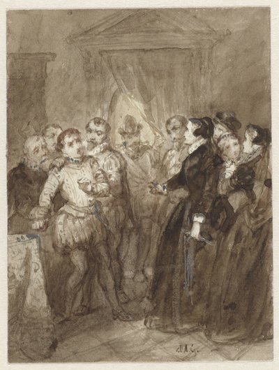 Cena da Guerra dos Oitenta Anos de Johannes Christiaan d