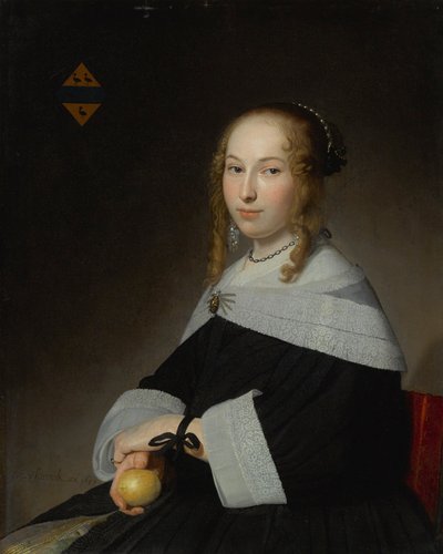 Retrato de Margaret Dicx (1634-1697) de Johannes Cornelisz Verspronck