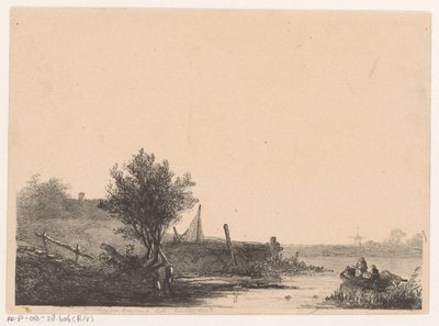Paisagem fluvial de Johannes Franciscus Hoppenbrouwers