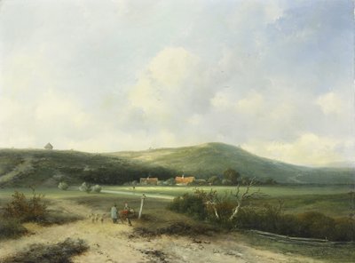 Vista nas dunas de Johannes Franciscus Hoppenbrouwers