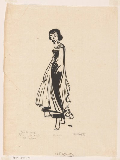 Início da dança, ascendente (título original sobre o objecto)
Dançarino javanês (título original da série sobre o objecto) de Johannes Frederik Engelbert ten Klooster (signed by artist)