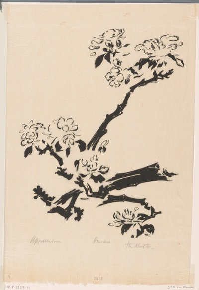 Appelbloesem (título original no objeto) de Johannes Frederik Engelbert ten Klooster (signed by artist)