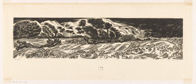 Bandjir (título original no objeto) de Johannes Frederik Engelbert ten Klooster (signed by artist)