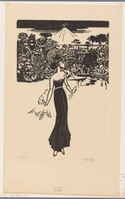 Danseres (título original sobre o objecto) de Johannes Frederik Engelbert ten Klooster (signed by artist)
