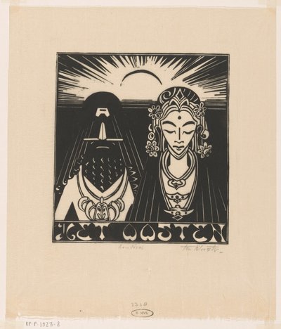 O Oriente (título original sobre o objecto) de Johannes Frederik Engelbert ten Klooster (signed by artist)