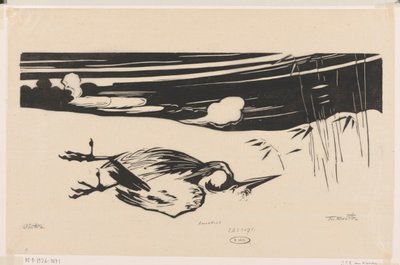 Inverno (título original sobre o objecto) de Johannes Frederik Engelbert ten Klooster (signed by artist)