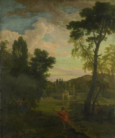Paisagem Arcadiana com Júpiter e Io de Johannes Glauber