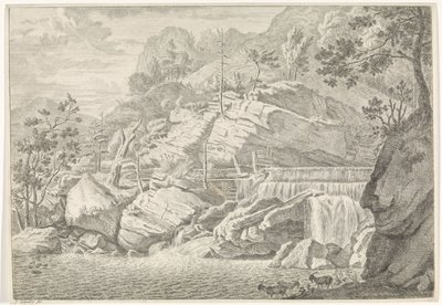 Vista da grande cascata de Chartreuse
Paisagens nas Montanhas Chartreuse (título da série) de Johannes Glauber