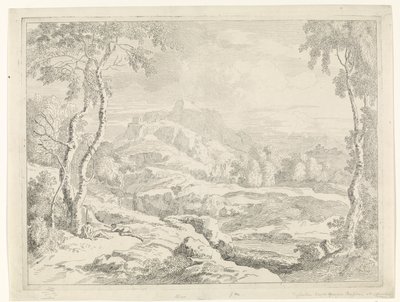 Paisagem com pastores
Paisagens depois de Gaspar Poussin (título da série) de Johannes Glauber