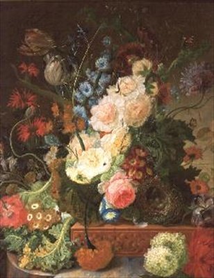 Ainda vida de flores de Johannes Hendrick Fredriks