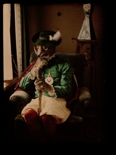 Pessoa vestida de raposa de Johannes Hendrikus Antonius Maria Lutz