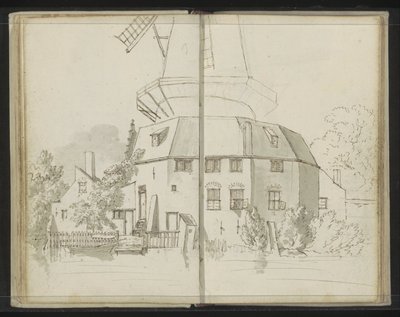 Moinho de vento de Delft de Johannes Huibert Prins