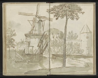 Moinho Delft em Spoorsingel de Johannes Huibert Prins