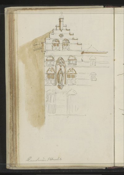 Casa do Papa em Utreque de Johannes Huibert Prins