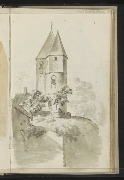 Torres do Noorderpoort em Hoorn de Johannes Huibert Prins