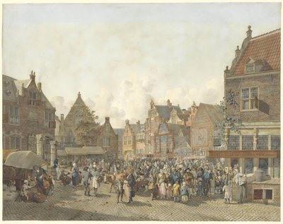 Praça da Cidade com Feira
Praça da cidade com feira de Johannes Huibert Prins