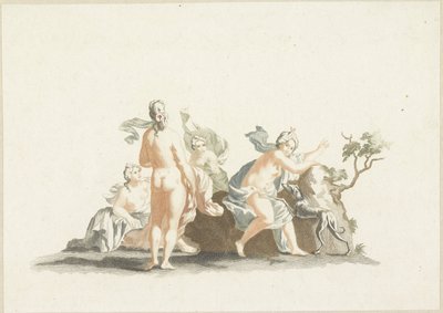 Diana e as suas ninfas de Johannes Jacobsz van den Aveele (attributed to)
