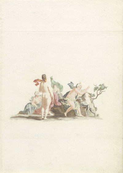 Diana e as suas ninfas de Johannes Jacobsz van den Aveele (attributed to)