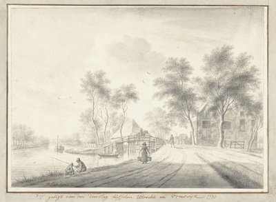 Vista da via entre Utrecht e Vreeswijk de Johannes Janson
