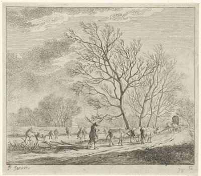 Paisagem de Inverno com vacas e patinadores
Dezembro
Os doze meses (título da série)
Desenhos coloridos dos 12 Meses (...) (título da série) de Johannes Janson