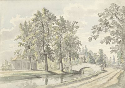 Vista de Biltstraat fora de Utrecht de Johannes Jelgerhuis