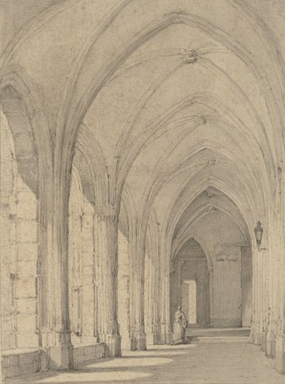 Claustro da Igreja Dom em Utrecht de Johannes Jelgerhuis