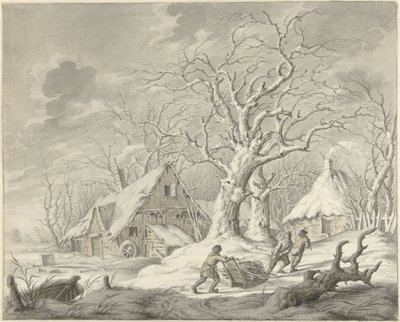 Paisagem de Inverno de Johannes Jelgerhuis