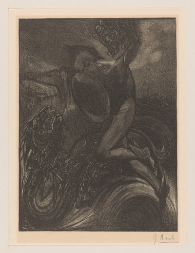 Perseu e o Monstro Marinho de Johannes Josephus Aarts (signed by artist)