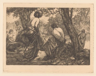 Mulheres que tomam banho de Johannes Josephus Aarts