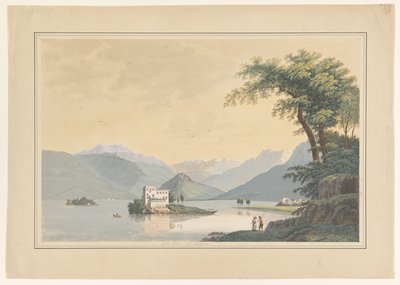Vista da Isola Madre no Lago Maggiore de Johannes Josephus Aarts