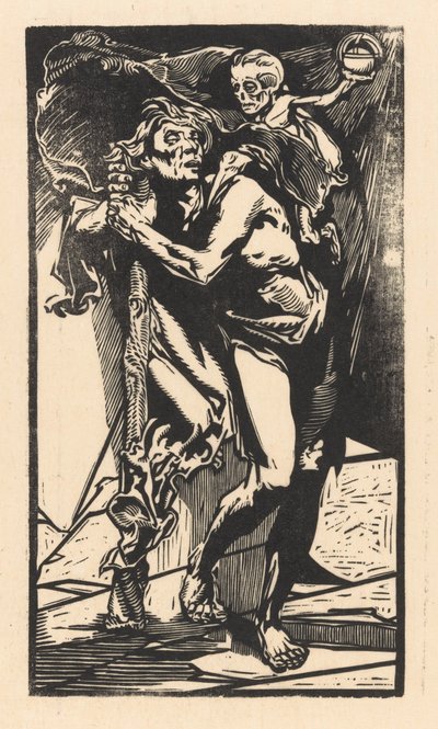 Homem com a Morte às costas de Johannes Josephus Aarts