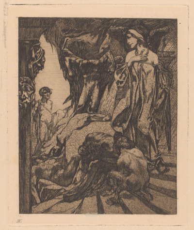Édipo na esfinge de Johannes Josephus Aarts