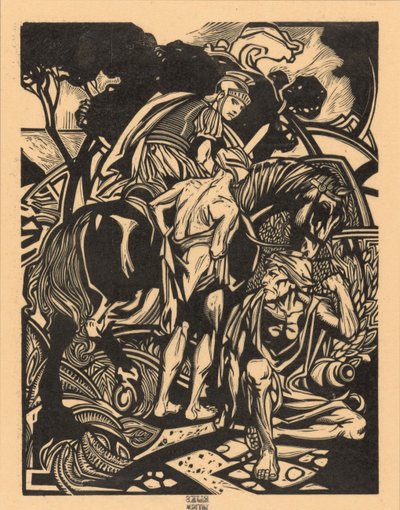 Cavaleiro romano a cavalo de Johannes Josephus Aarts