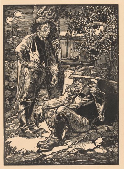 Trabalhadores do polder em repouso de Johannes Josephus Aarts