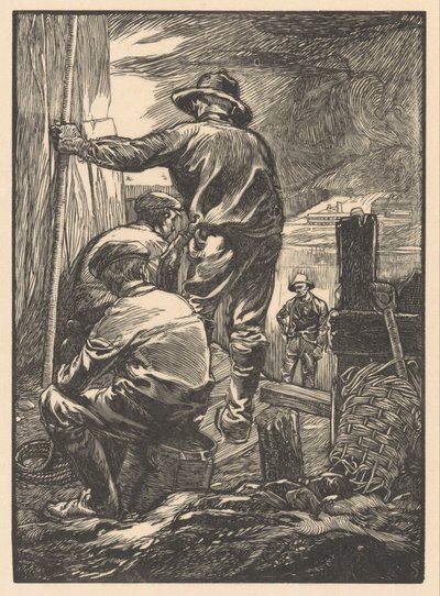 Quatro trabalhadores pela água de Johannes Josephus Aarts