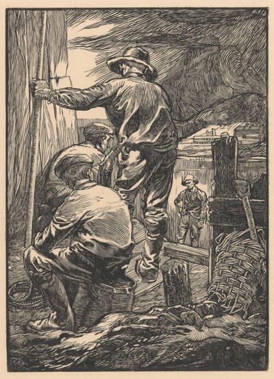 Quatro trabalhadores pela água de Johannes Josephus Aarts