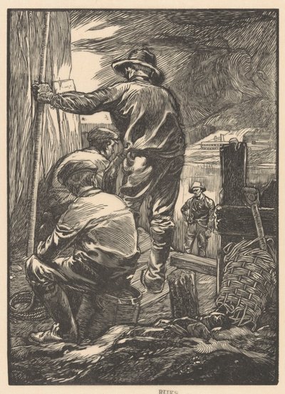 Quatro trabalhadores pela água de Johannes Josephus Aarts