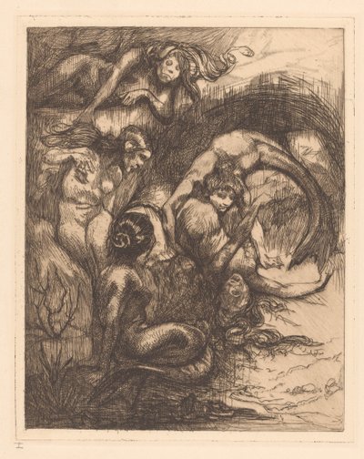 Cinco sereias de Johannes Josephus Aarts