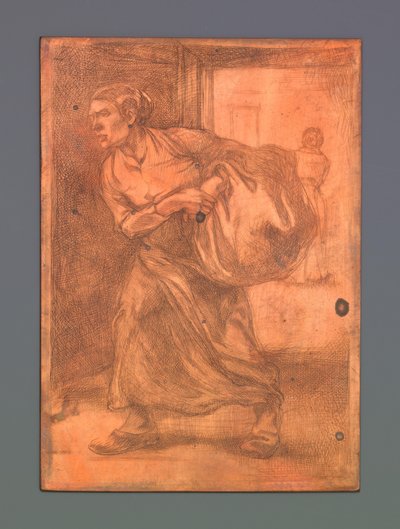 A mulher transporta um fardo de Johannes Josephus Aarts