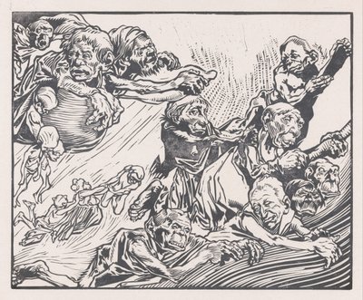 Criaturas de fantasia flutuantes de Johannes Josephus Aarts