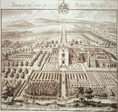 Amney, a Sede de Robert Pleydell, Esq. (gravura) de Johannes Kip